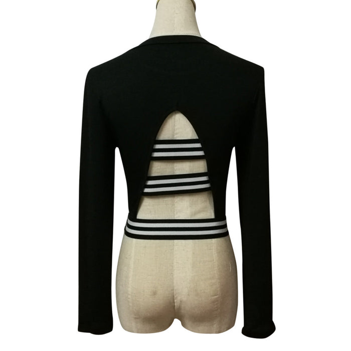 Back Stripe Yoga Top