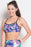 Colorful Printed Sports Bra