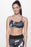 STONE PRINTED SPORTS BRA