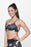 STONE PRINTED SPORTS BRA