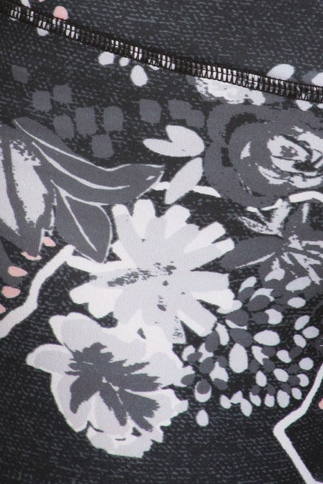 High Quality hi-rise printed legging